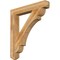 Ekena Millwork Olympic Craftsman Rough Sawn Bracket, Western Red Cedar, 6"W x 44"D x 48"H BKT06X44X48OLY04RWR - alternate 1